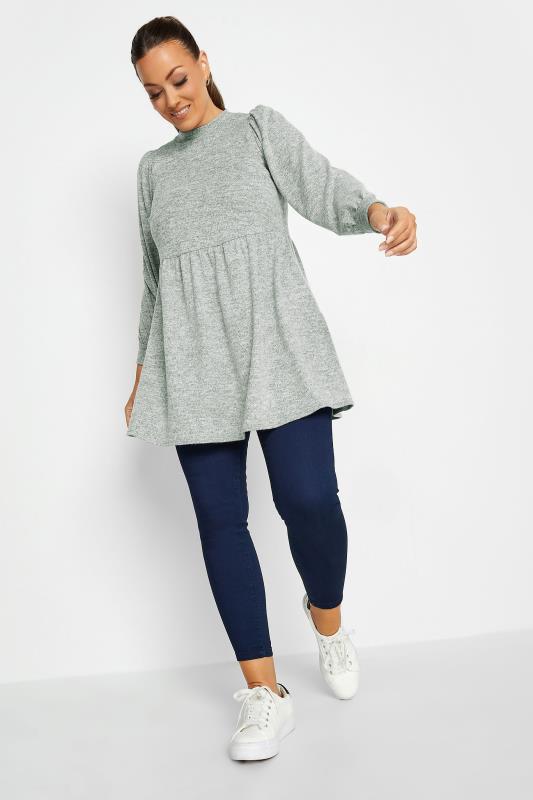 M&Co Grey Soft Touch Smock Top | M&Co  2