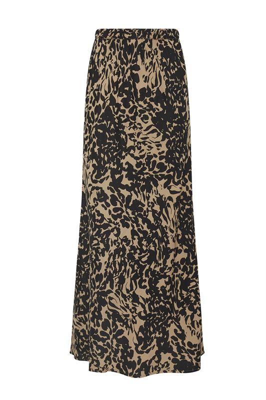 LTS Tall Women's Black Abstract Print Cotton Maxi Skirt | Long Tall Sally 5