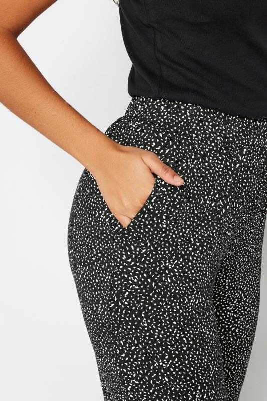M&Co Black Spot Print Harem Trousers | M&Co  5