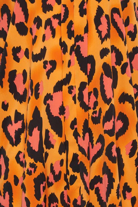 M&Co Orange Leopard Print Blouse | M&Co 5