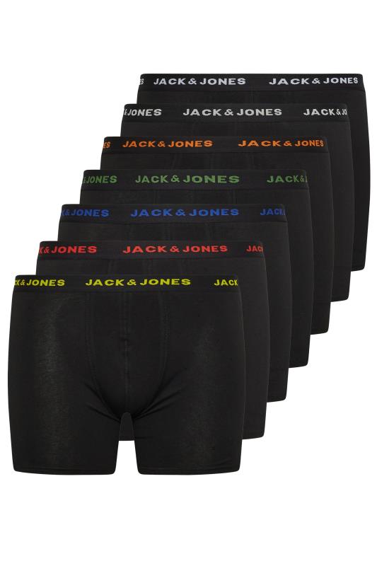 JACK & JONES Big & Tall Black 7 Pack Basic Boxers | M&Co 4