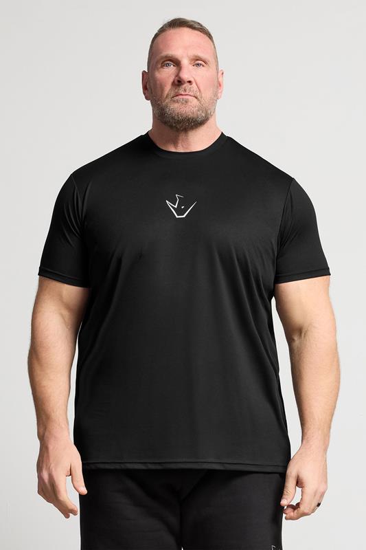 IronRhino Big & Tall Black Performance T-Shirt