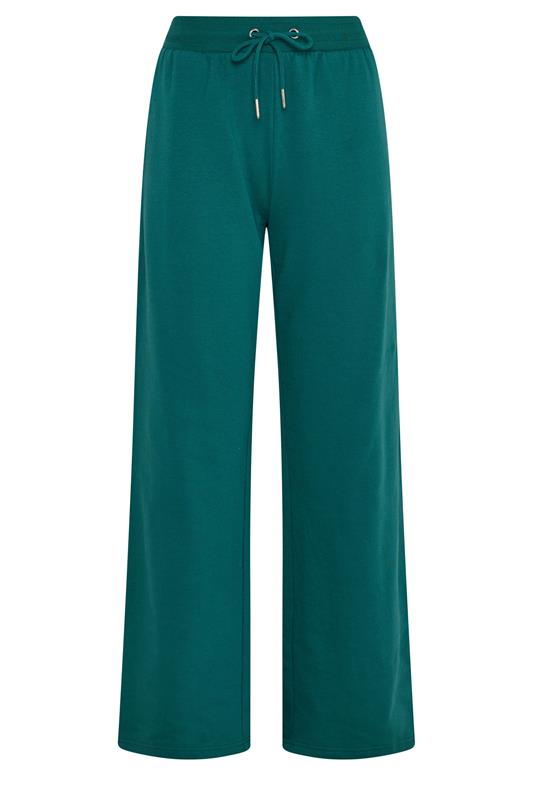 LTS Tall Women's Teal Blue Wide Leg Joggers | Long Tall Sally  1