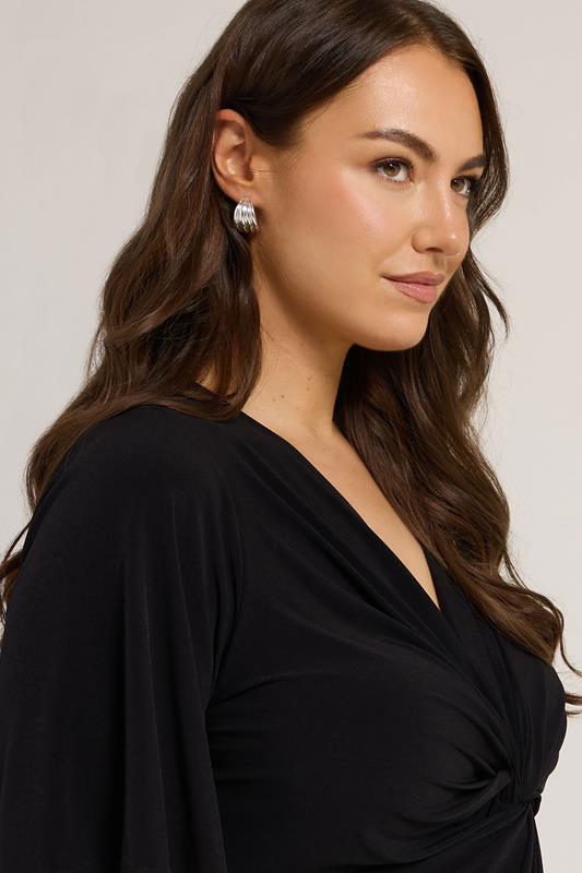 YOURSET 3 PACK Silver Tone Twist Hoop Earrings | Yours Clothing 2