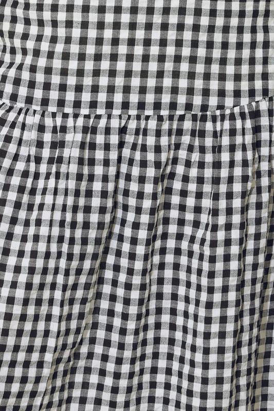 PixieGirl Petite Women's Black Gingham Print Maxi Skirt | PixieGirl 4