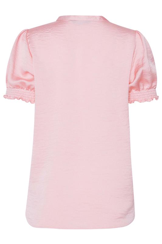 M&Co Pink Frill Satin Blouse | M&Co 7