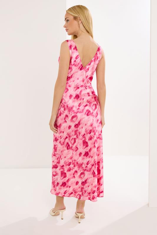 STAR Pink Abstract Cowl Neck Dress | StarByJM 2