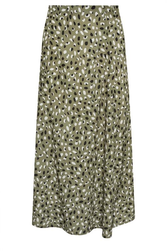 M&Co Khahi Green Spot Print Midaxi Skirt | M&Co 5