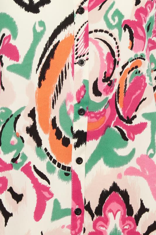 M&Co Pink Paisley Print Long Sleeve Shirt | M&Co 5