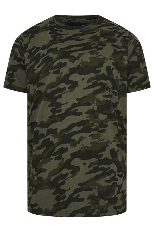 BadRhino Green Camo Print Crew Neck T-Shirt | BadRhino 8
