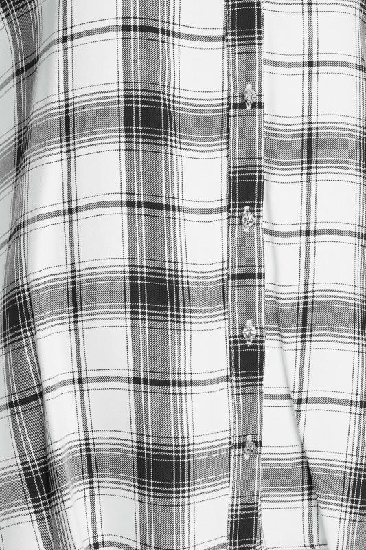 M&Co White Check Short Sleeve Shirt | M&Co 5