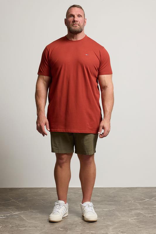 BadRhino Big & Tall Burnt Red Extra Long Core T-Shirt | BadRhino 1