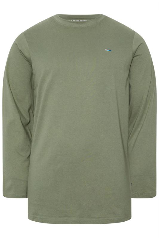 BadRhino Big & Tall Sage Green Extra Long Core Long Sleeve T-Shirt | BadRhino 6