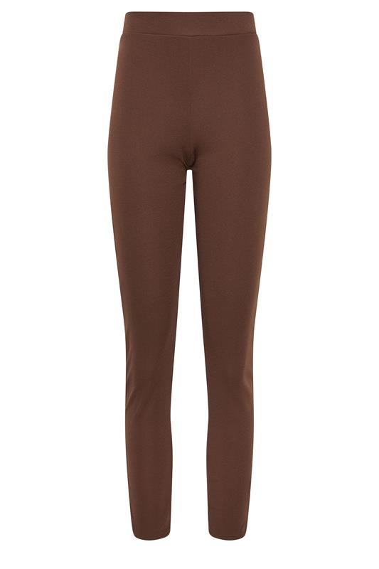 LTS Tall Chocolate Brown Slim Leg Trousers | Long Tall Sally 5