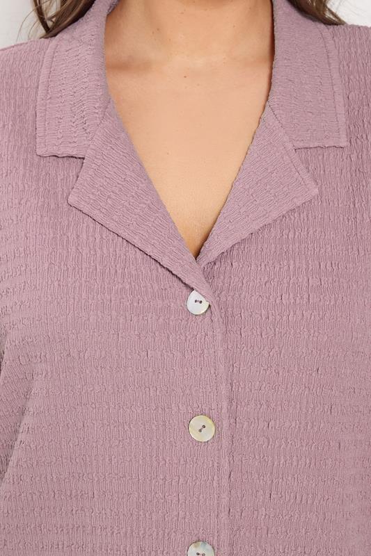 YOURS Plus Size Pink Textured Shirt | Yours Clothing 4