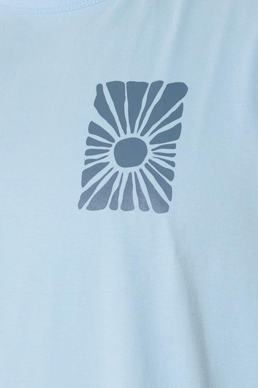 BadRhino Big & Tall Blue Extra Long Sun Tonal Muscle Vest | BadRhino 8