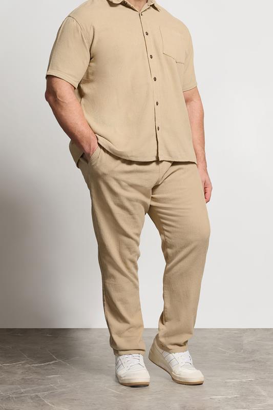BadRhino Big & Tall Natural Brown Corduroy Trousers