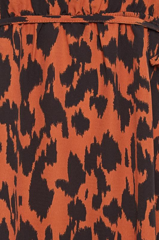 M&Co Brown Leopard Print Smock Dress | M&Co 7