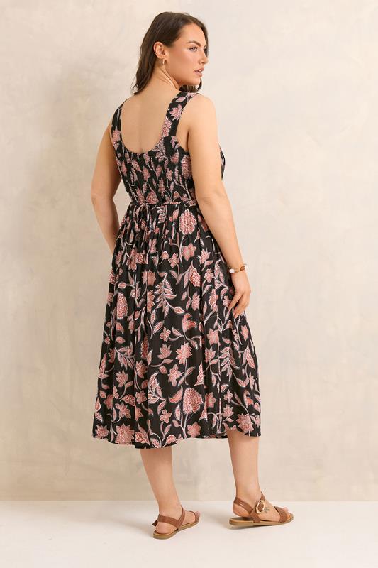 EVANS Plus Size Rust Brown Print Sundress | Evans 4