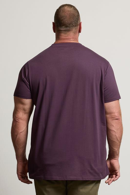 BadRhino Big & Tall Dark Purple Extra Long Core T-Shirt | BadRhino 2