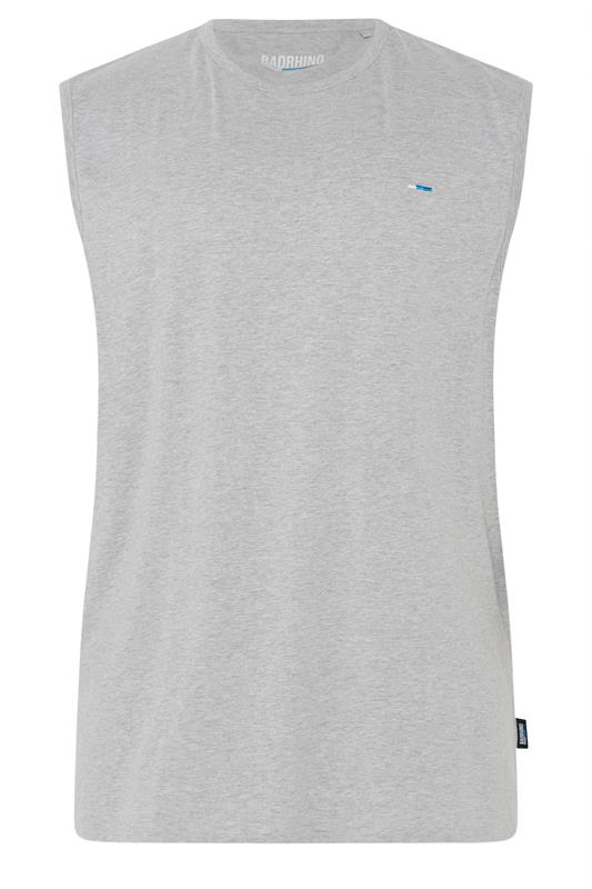 BadRhino Big & Tall Black/White/Navy/Khaki/Grey 5 Pack Extra Long Muscle Vests | BadRhino 12