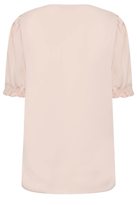 M&Co Light Pink Frill Front Blouse | M&Co 7
