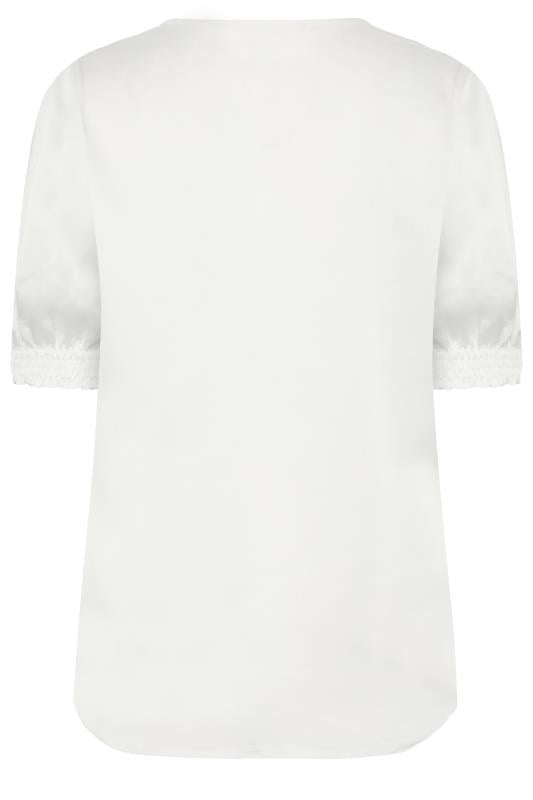M&Co White Frill Front Blouse | M&Co 7