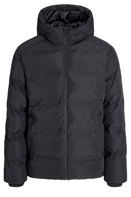JACK & JONES Big & Tall Black Puffer Jacket | BadRhino 2