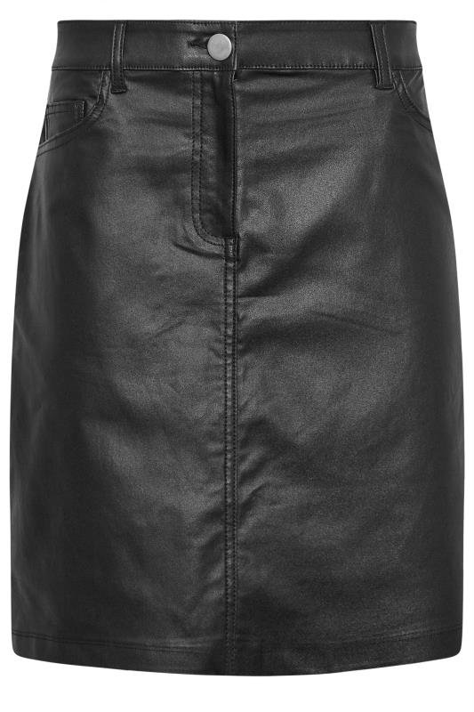 M&Co Black Coated Mini Skirt | M&Co 6