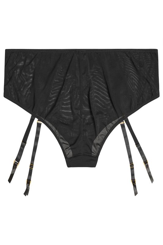 YOURS Plus Size Black Detachable Suspender Briefs | Yours Clothing 7