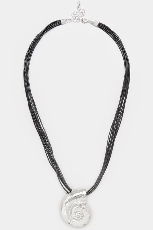  Yours Silver Tone Shell Statement Necklace