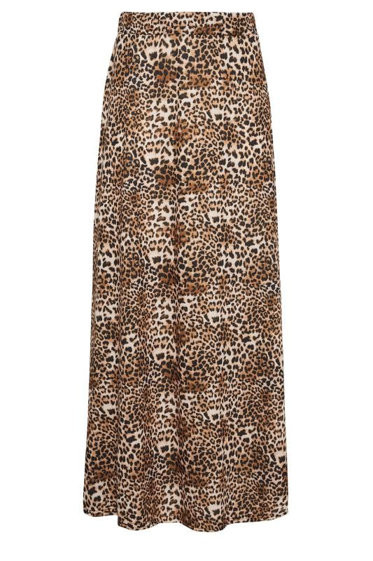 M&Co Natural Brown Leopard Print Maxi Skirt | M&Co 6