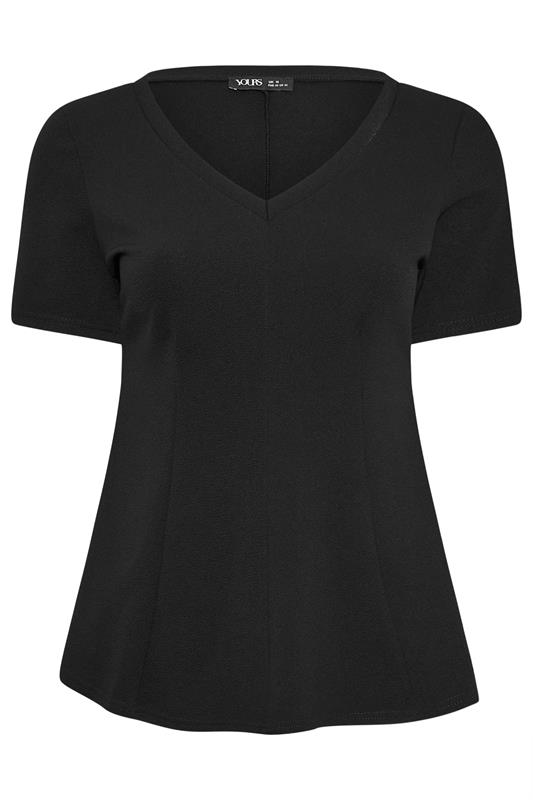 LIMITED COLLECTION Plus Size Black Corset Top | Yours Clothing 5