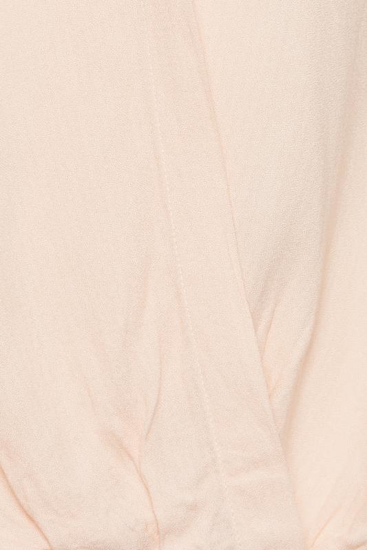 M&Co Light Pink V-Neck Collared Shirt | M&Co 5