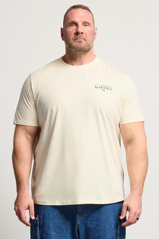  JACK & JONES Big & Tall Antique White Island Graphic T-Shirt