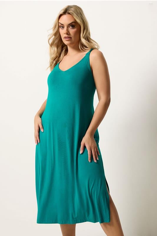  YOURS Curve Blue Midi Dress