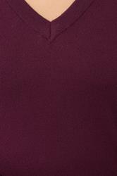 LTS Tall Cherry Red Knit V-Neck Jumper | Long Tall Sally 5