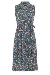 M&Co Petite Black Ditsy Floral Print Shirt Dress | M&Co 5