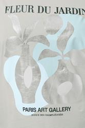 LIMITED COLLECTION Plus Size Grey 'Fleur Du Jardin' Foil Detail T-Shirt | Yours Clothing 4