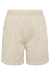 YOURS Curve Natural Brown Jogger Shorts