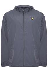 LYLE & SCOTT Big & Tall Grey Hooded Jacket