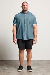 BadRhino Big & Tall Light Blue Slub Shirt | BadRhino 2