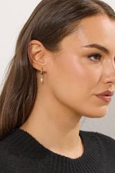 YOURSET 12 PACK Silver Tone Diamante Mixed Earring Set | Yours Clothing 2