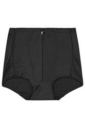 YOURS Curve Black Medium Control High Waisted Briefs