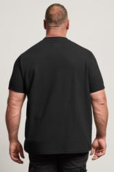 BadRhino Big & Tall Black Ottoman Ribbed T-Shirt | BadRhino 2