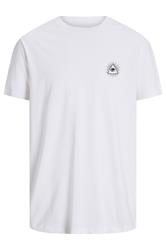 JACK & JONES Big & Tall White 'All Seeing Eye' Print T-Shirt