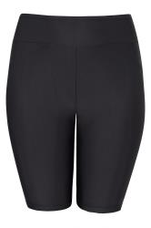 YOURS Curve Plus Size Black High Waist Swim Shorts | Yours Clothing  7