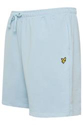 LYLE & SCOTT Big & Tall Opal Blue Jogger Shorts | BadRhino 5
