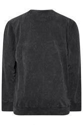 KAM Big & Tall Black Tie Dye Sweatshirt | BadRhino 4