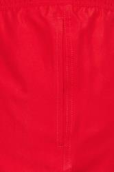 BadRhino Big & Tall Red Plain Swim Shorts | BadRhino 2